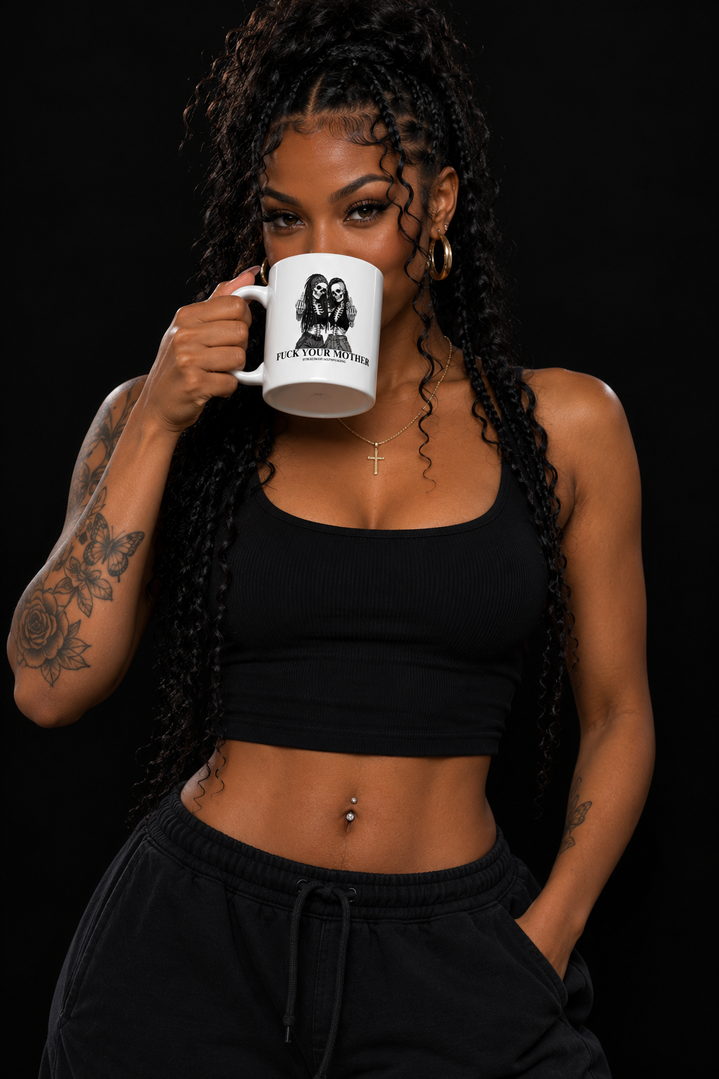 EXCLUSIVE Traumatically Speaking Fuck Your Mother 20oz Coffee Mug
