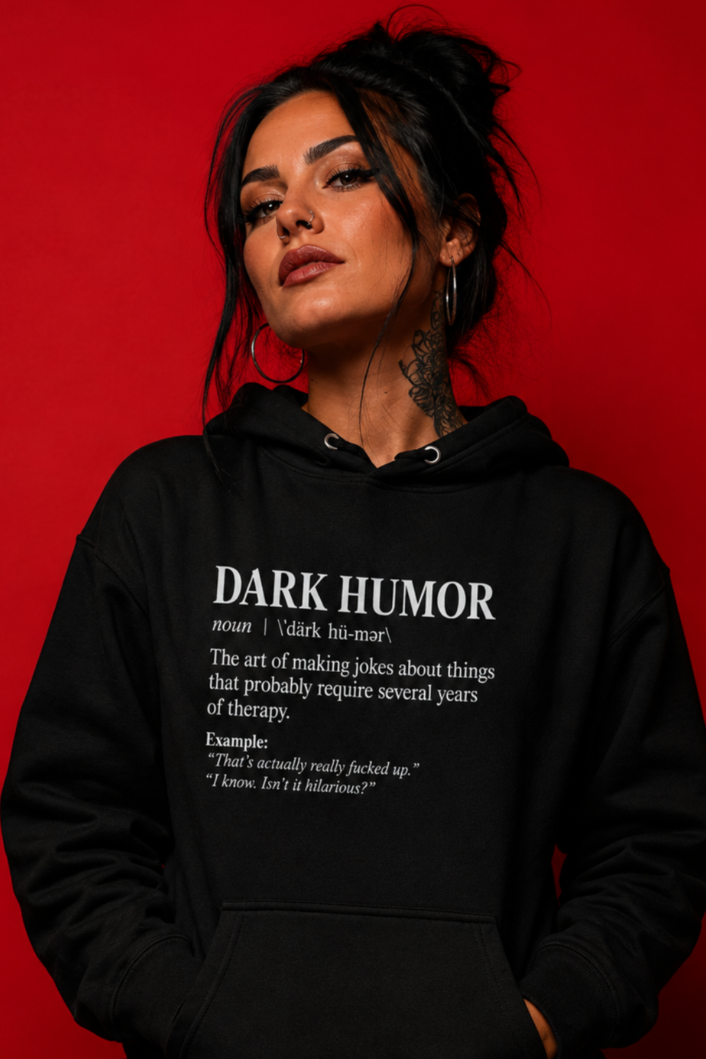 EXCLUSIVE Traumatically Speaking Rebrand Hoodie