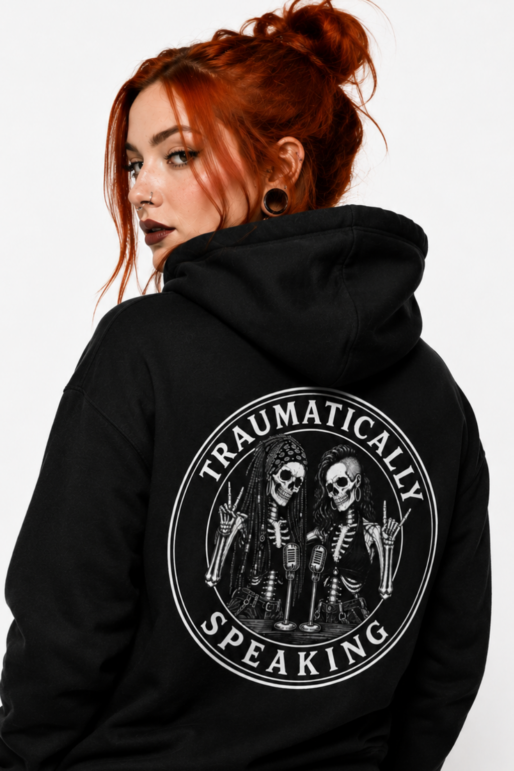 EXCLUSIVE Traumatically Speaking Rebrand Hoodie