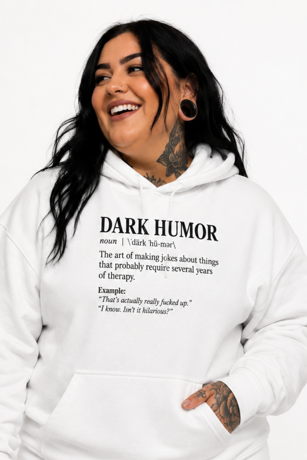 EXCLUSIVE Traumatically Speaking Rebrand Hoodie