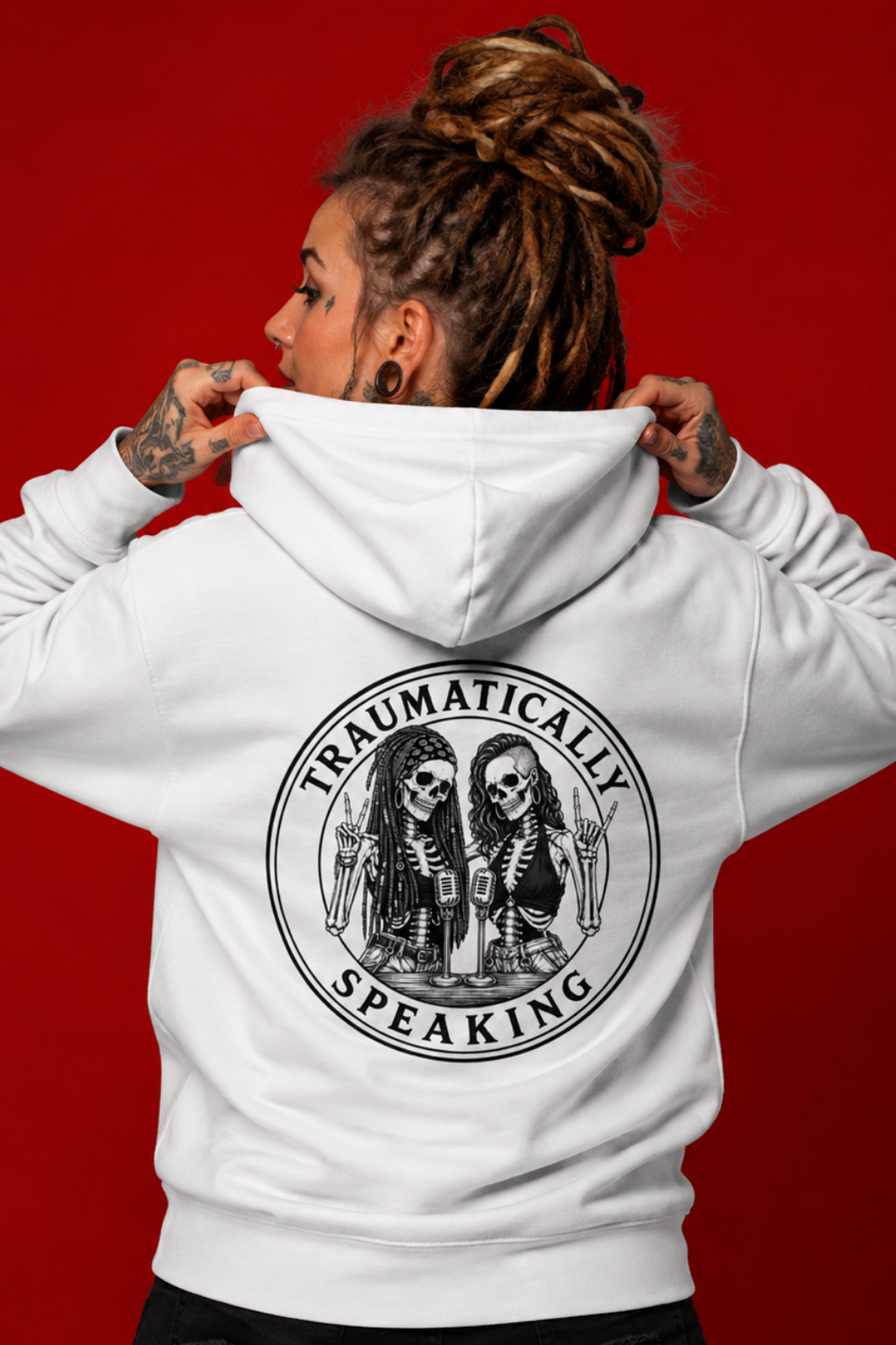 EXCLUSIVE Traumatically Speaking Rebrand Hoodie