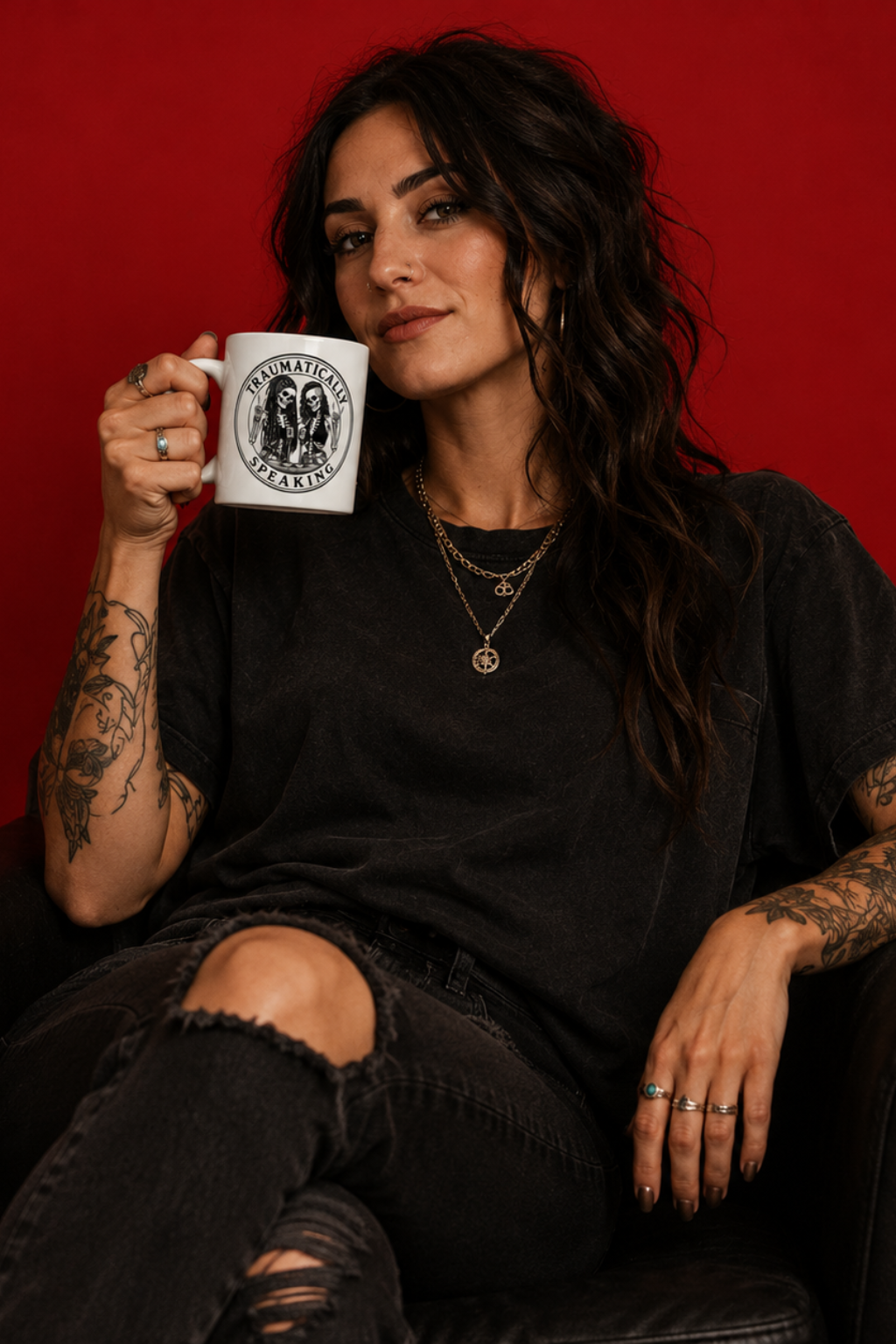 EXCLUSIVE Traumatically Speaking 20oz Coffee Mug