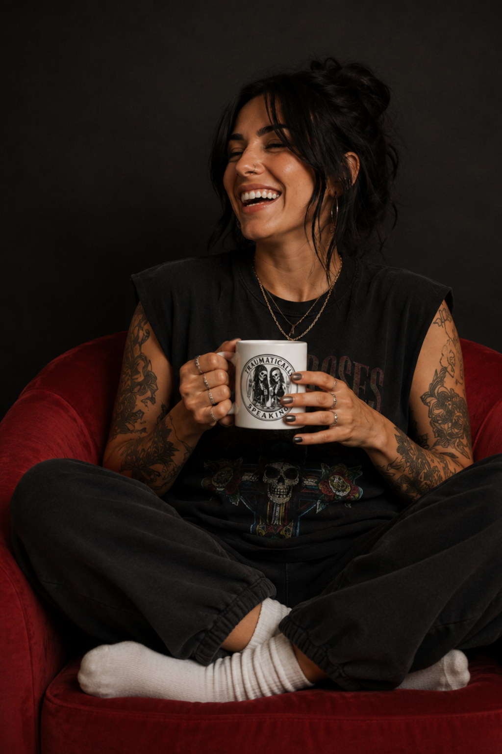 EXCLUSIVE Traumatically Speaking 20oz Coffee Mug